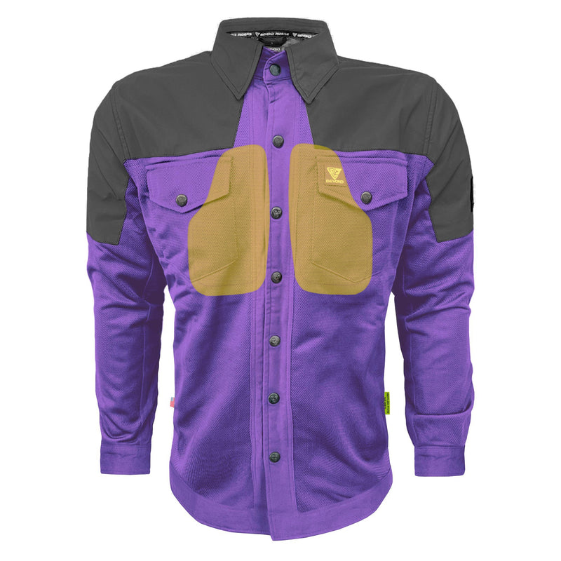 Load image into Gallery viewer, Summer Mesh Reflective Shirt Purple Nebula