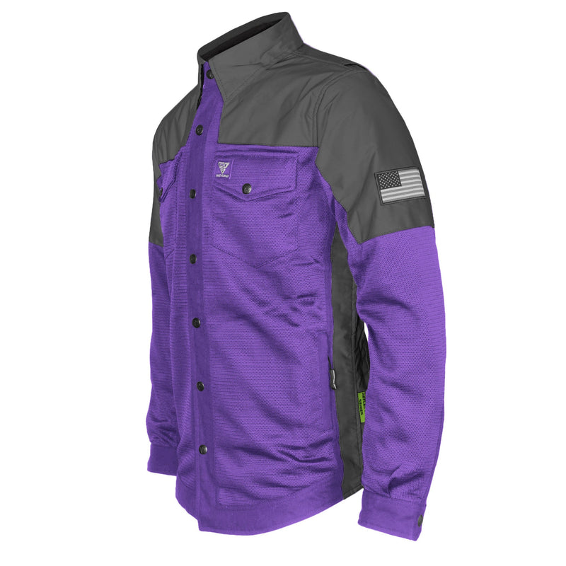 Load image into Gallery viewer, Summer Mesh Reflective Shirt Purple Nebula
