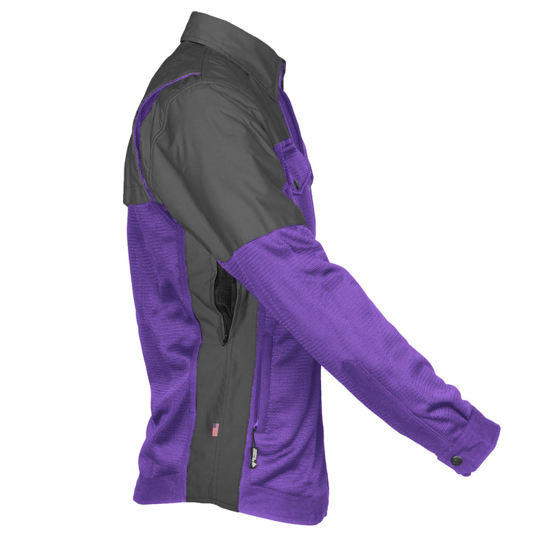 Load image into Gallery viewer, Summer Mesh Reflective Shirt Purple Nebula
