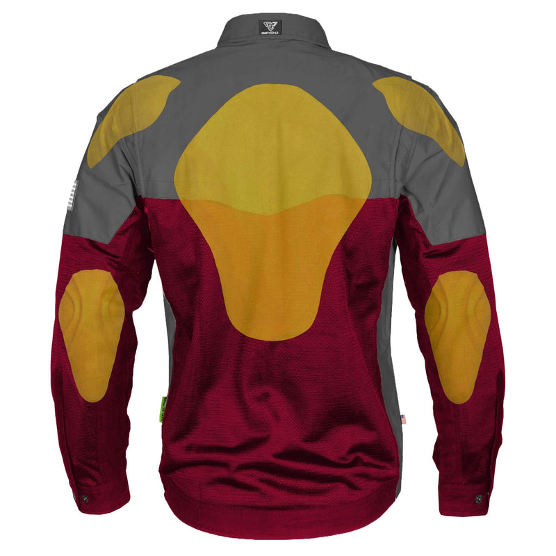 Load image into Gallery viewer, Summer Mesh Reflective Shirt Red Maroon Nebula