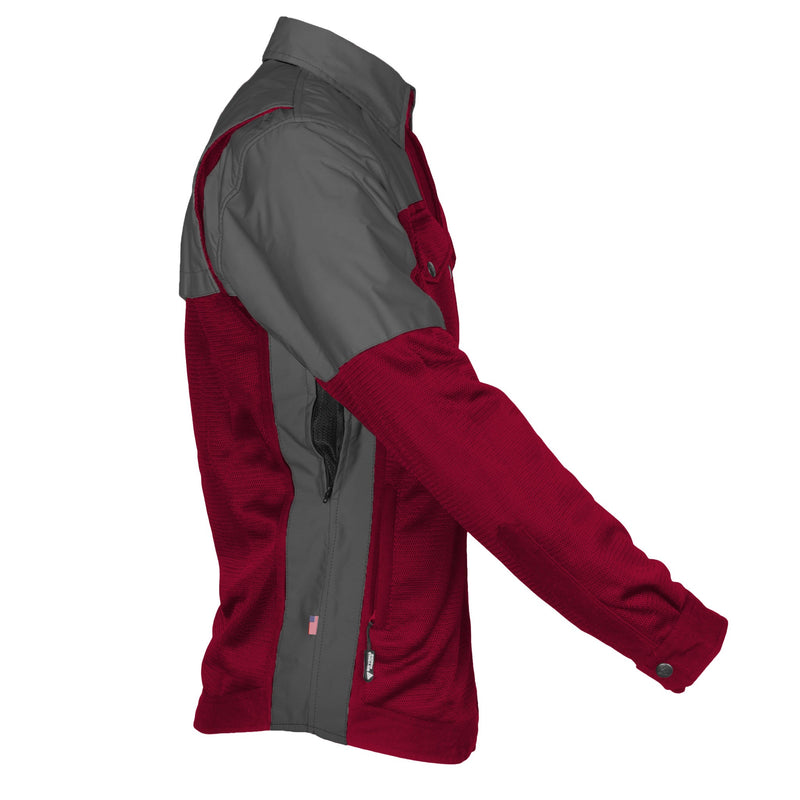 Load image into Gallery viewer, Summer Mesh Reflective Shirt Red Maroon Nebula