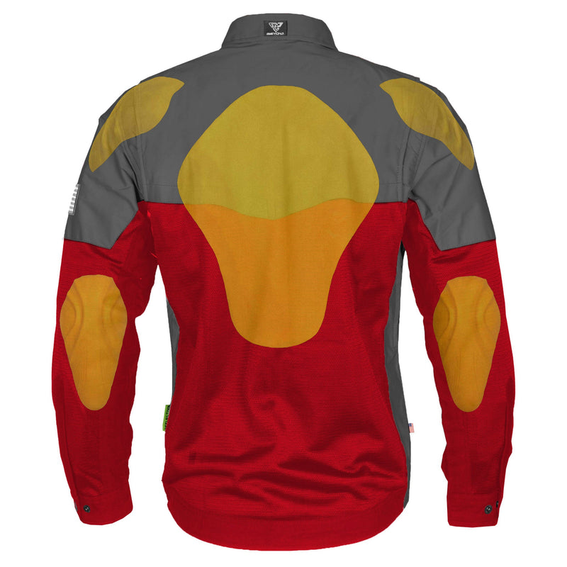 Load image into Gallery viewer, Summer Mesh Reflective Shirt Red Nebula - with Pads