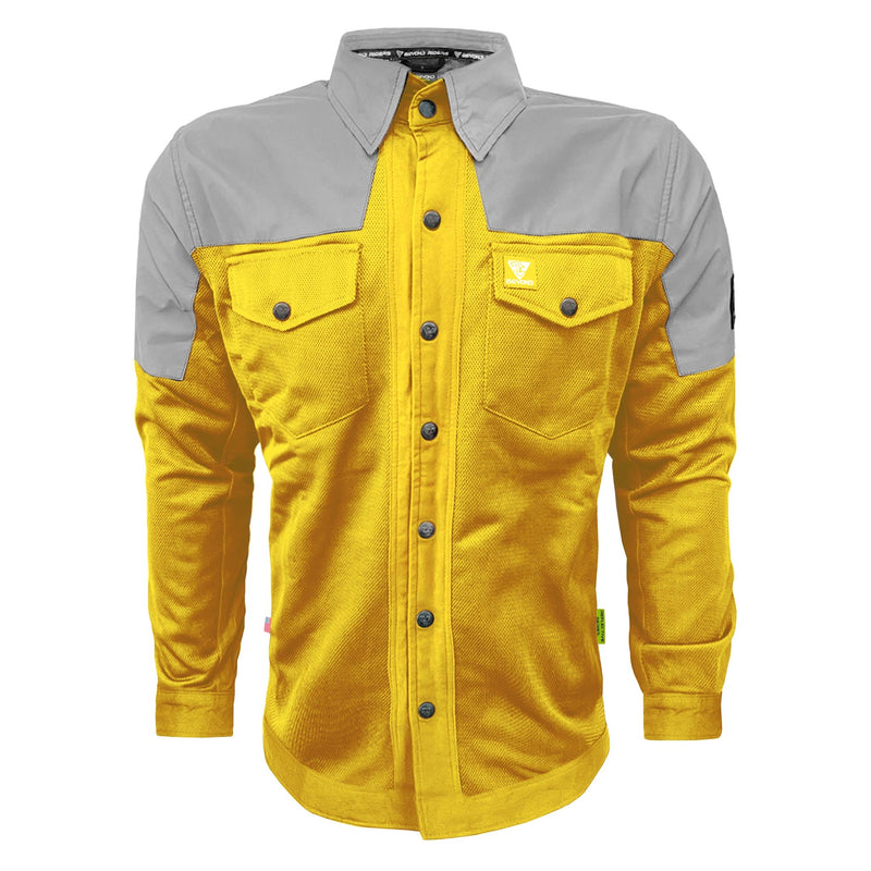 Load image into Gallery viewer, Summer Mesh Reflective Shirt Yellow Eclipse