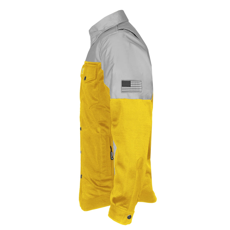 Load image into Gallery viewer, Summer Mesh Reflective Shirt Yellow Eclipse