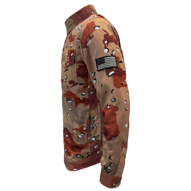 Load image into Gallery viewer, Summer Mesh Protective Camouflage Shirt "Dagger Two" - Desert Color