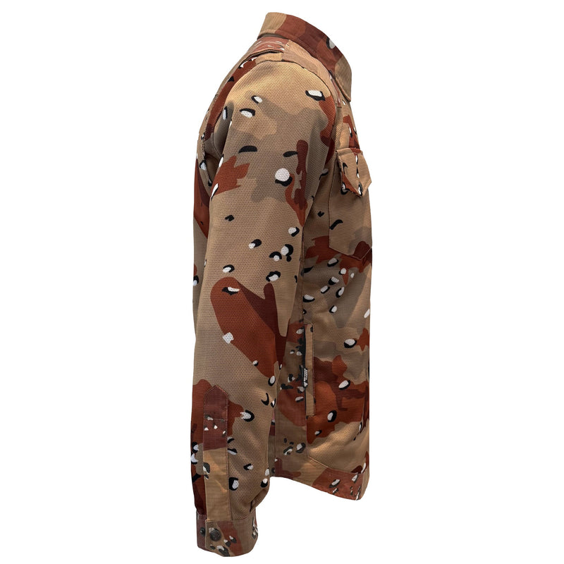 Load image into Gallery viewer, Summer Mesh Protective Camouflage Shirt "Dagger Two" - Desert Color