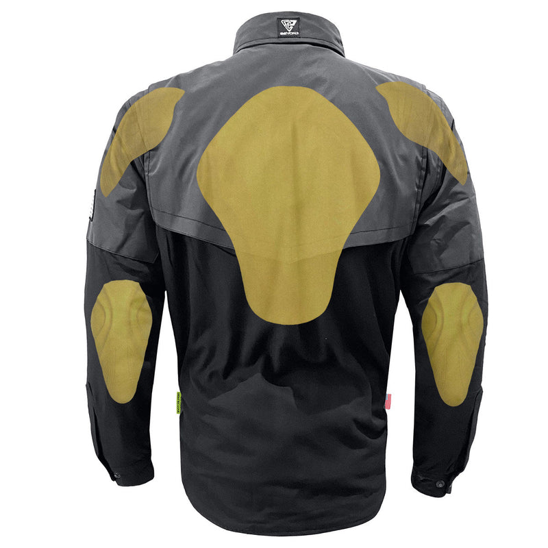 Load image into Gallery viewer, Flannel Reflective Shirt "Nightfall Nebula" - Black