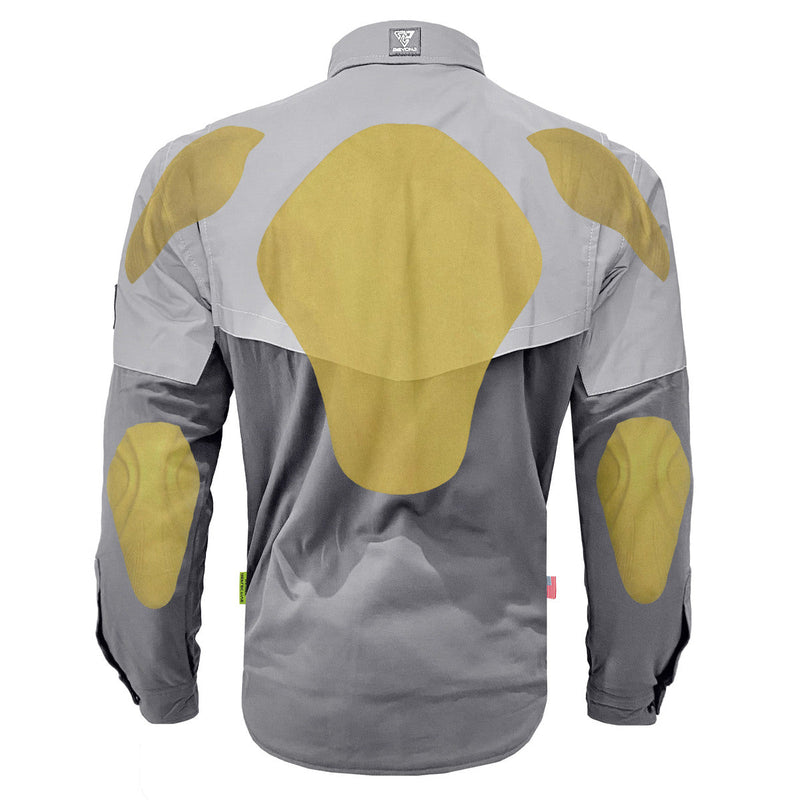 Load image into Gallery viewer, Flannel Reflective Shirt "Twilight Titanium" - Gray