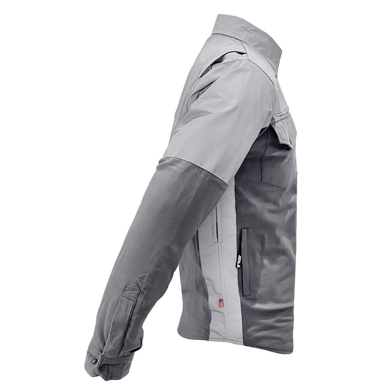 Load image into Gallery viewer, Flannel Reflective Shirt "Twilight Titanium" - Gray
