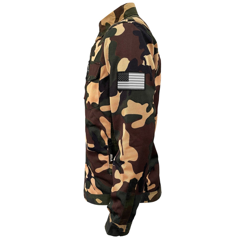Load image into Gallery viewer, Summer Mesh Protective Camouflage Shirt "Knight Hawk" - Dark Color