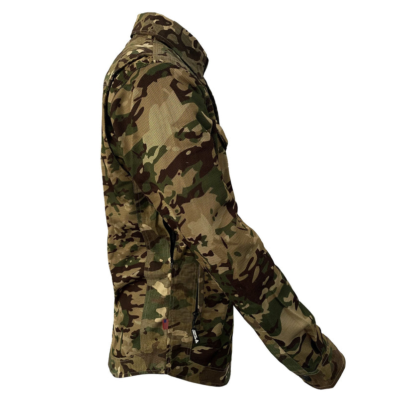 Load image into Gallery viewer, Summer Mesh Protective Camouflage Shirt "Delta Four" - Light Color