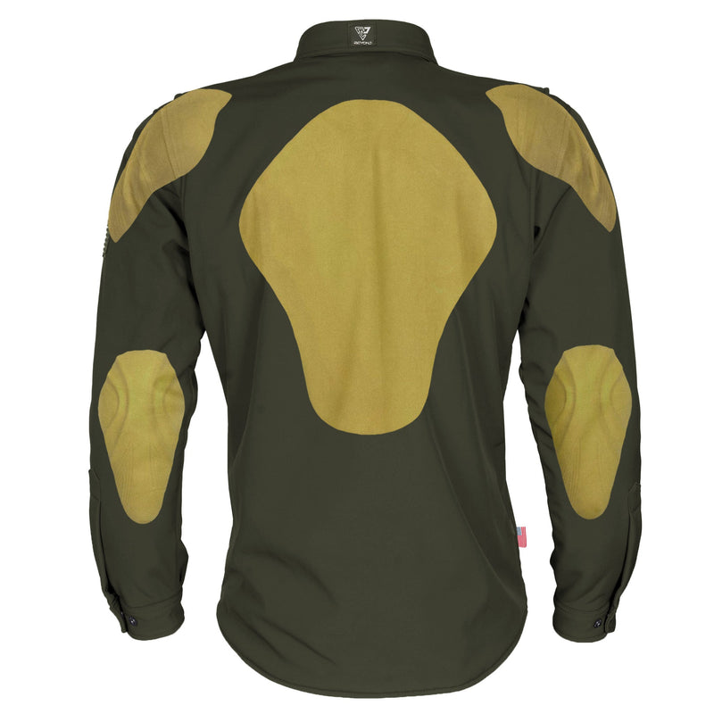 Load image into Gallery viewer, Protective SoftShell Winter Jacket for Men - Army Green Matte