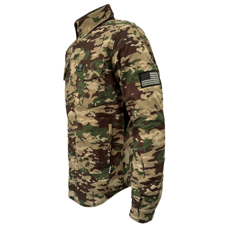 Load image into Gallery viewer, Protective SoftShell Winter Jacket for Men - Camouflage Delta Four