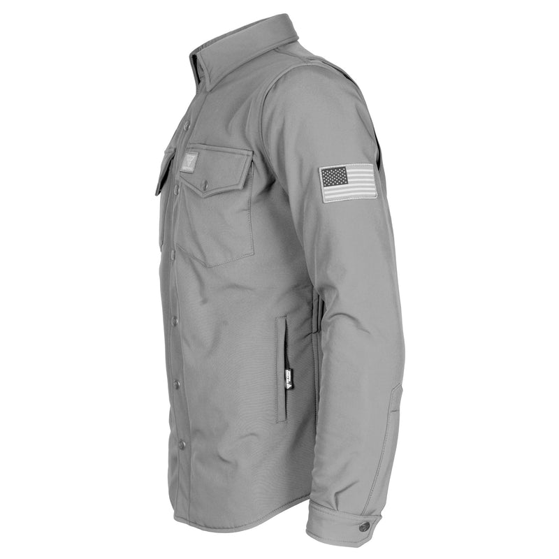 Load image into Gallery viewer, Protective SoftShell Winter Jacket for Men - Gray Matte
