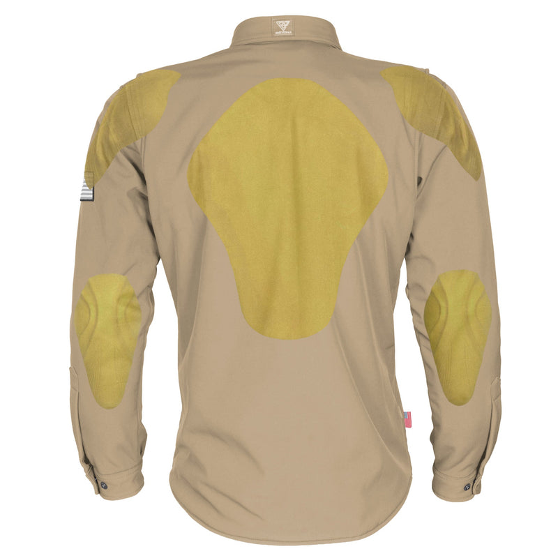 Load image into Gallery viewer, Protective SoftShell Winter Jacket for Men - Khaki Matte