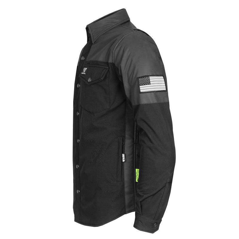 Load image into Gallery viewer, SoftShell Reflective "Nightfall Nebula" Winter Jacket for Men - Black Matte