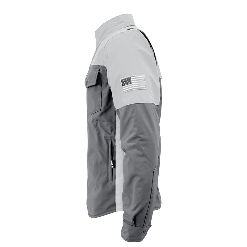 Load image into Gallery viewer, SoftShell Reflective "Twilight Titanium" Winter Jacket for Men - Grey Matte