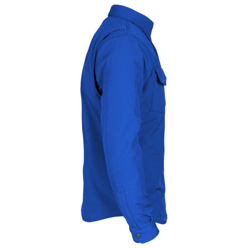 Load image into Gallery viewer, Protective SoftShell Winter Jacket for Men - Royal Blue Matte