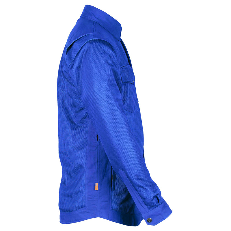 Load image into Gallery viewer, Protective Summer Mesh Shirt - Blue Solid
