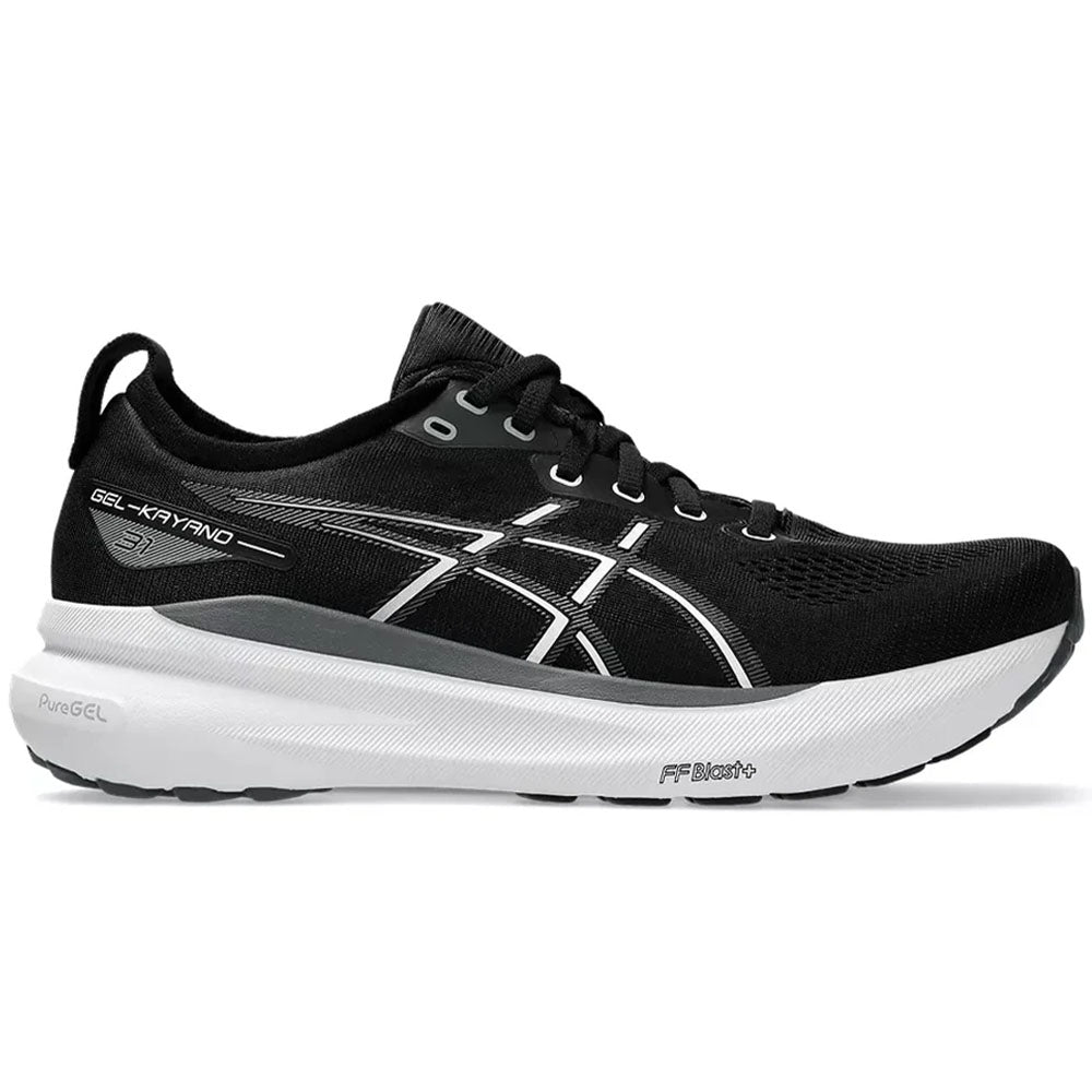 Men's Asics Gel-Kayano 31, Black/White, 12.5 2E Wide - Skoutley Outdoors LLC