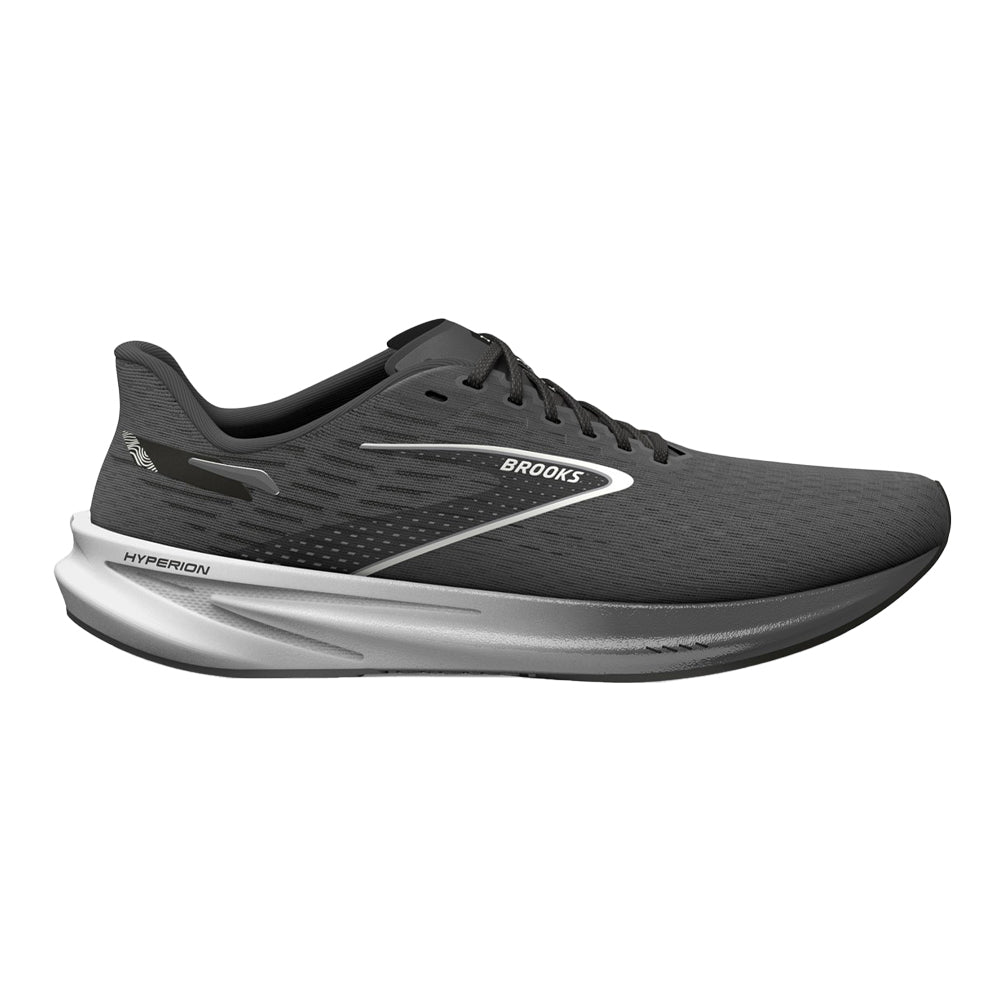 Men's Brooks Hyperion, Gunmetal/Black/White, 14 D Medium - Skoutley Outdoors LLC