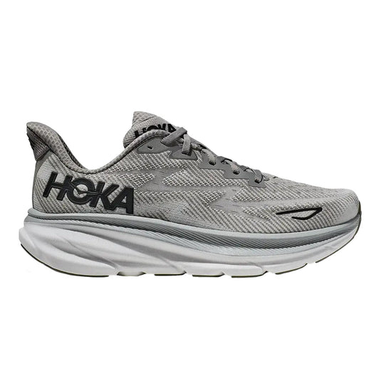 Men's Hoka Clifton 9, Harbor Mist/Black, 10 D Medium - Skoutley Outdoors LLC