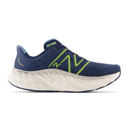 Men's New Balance Fresh Foam X More v4, NB Navy/Cosmic Pineapple, 12.5 D Medium - Skoutley Outdoors LLC