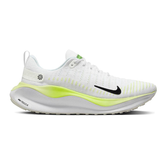 Women's Nike InfinityRN 4, White/Black-LT Lemon Twist, 10 B Medium - Skoutley Outdoors LLC
