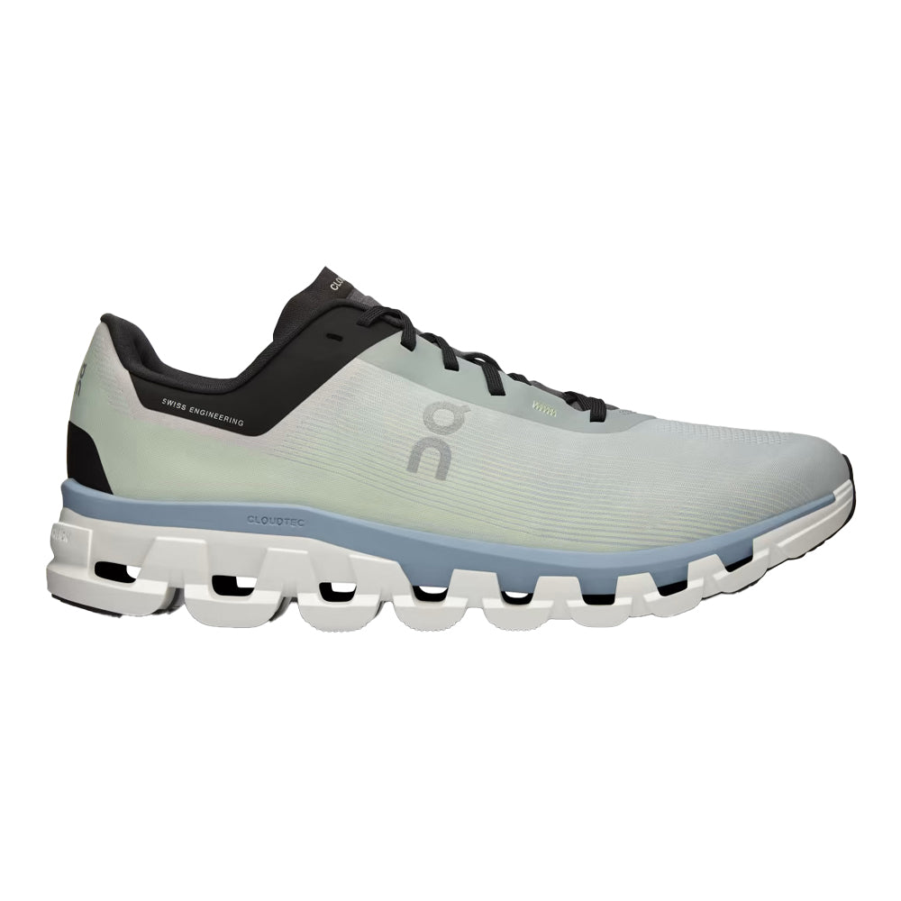 Men's On Cloudflow 4, Glacier/Chambray, 9.5 D Medium - Skoutley Outdoors LLC