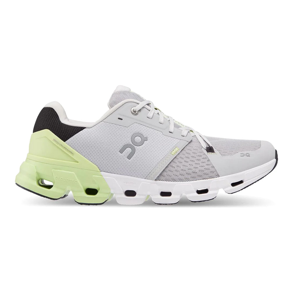 Men's On Cloudflyer 4, Glacier/Meadow, 12.5 D Medium - Skoutley Outdoors LLC