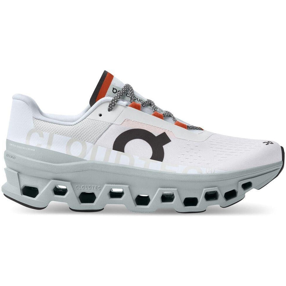 Men's On Cloudmonster, Frost/Surf, 8 D Medium - Skoutley Outdoors LLC