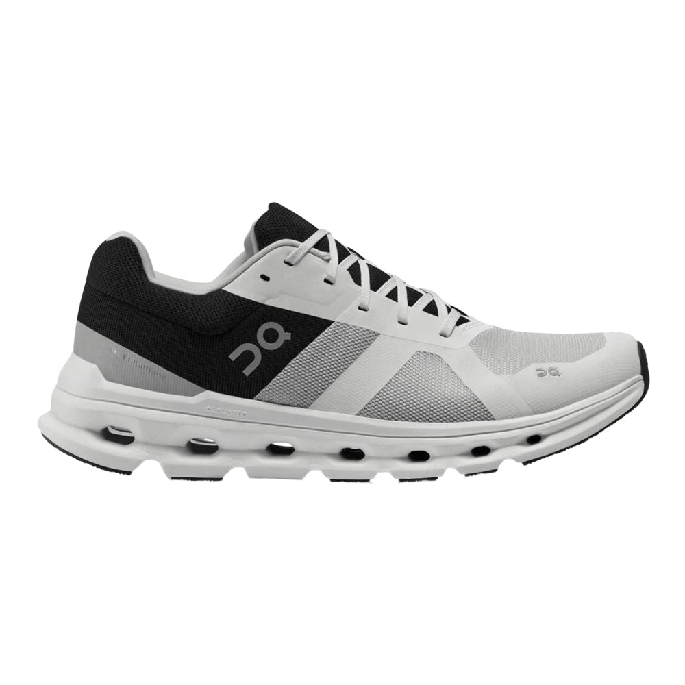 Men's On Cloudrunner, Glacier/Black, 11.5 D Medium - Skoutley Outdoors LLC