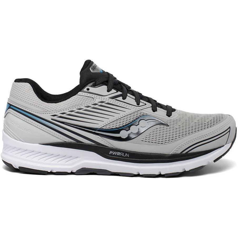 Men's Saucony Echelon 8, Alloy/Black, 7 D Medium - Skoutley Outdoors LLC