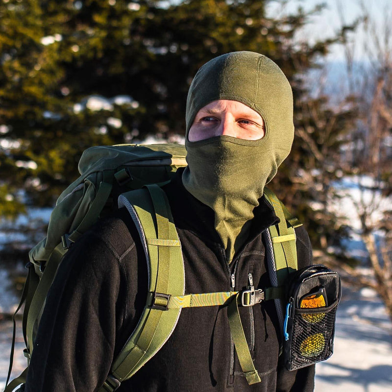 Load image into Gallery viewer, Midweight Wool Balaclava - 100% Merino Wool