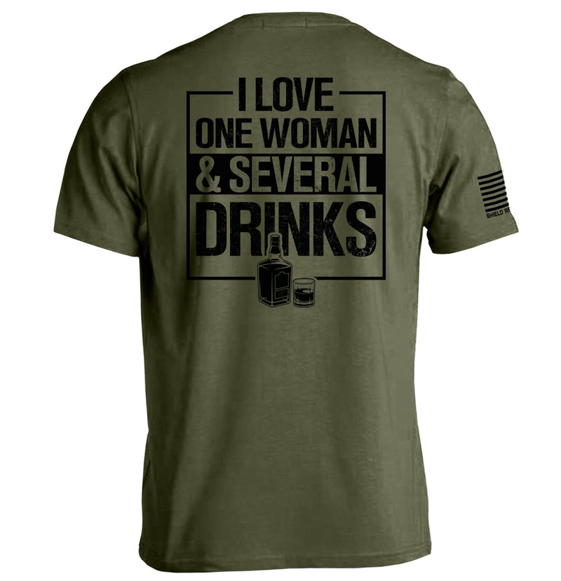 Load image into Gallery viewer, I Love One Woman & Several Drinks