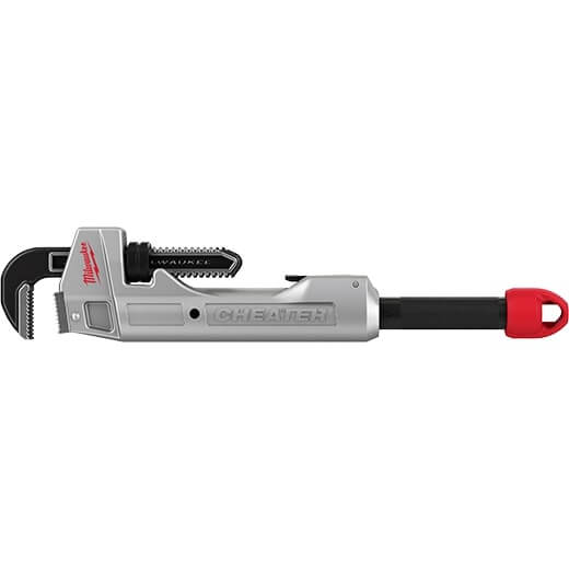 Load image into Gallery viewer, Milwaukee 48-22-7318 CHEATER Aluminum Adaptable Pipe Wrench