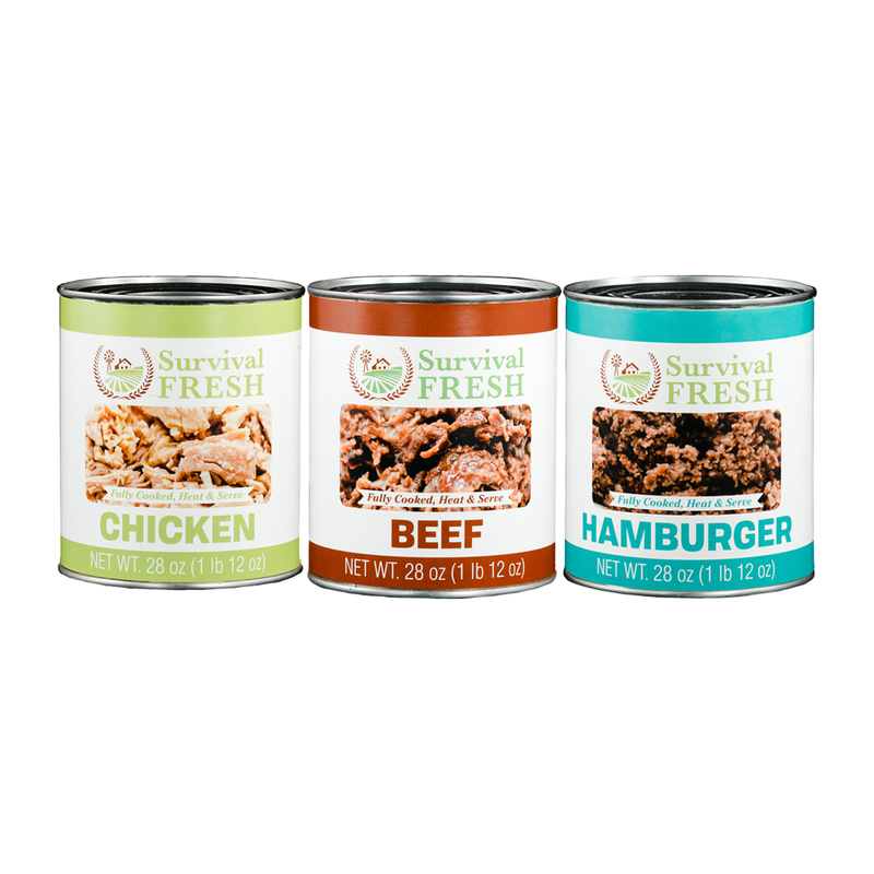 Load image into Gallery viewer, 3 Protein Mixed Canned Meat