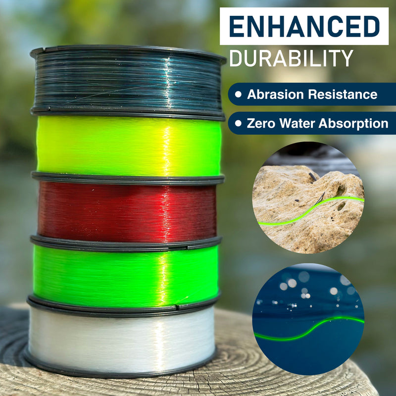 Load image into Gallery viewer, Reaction Tackle Nylon Monofilament Fishing Line 350-yard Spools