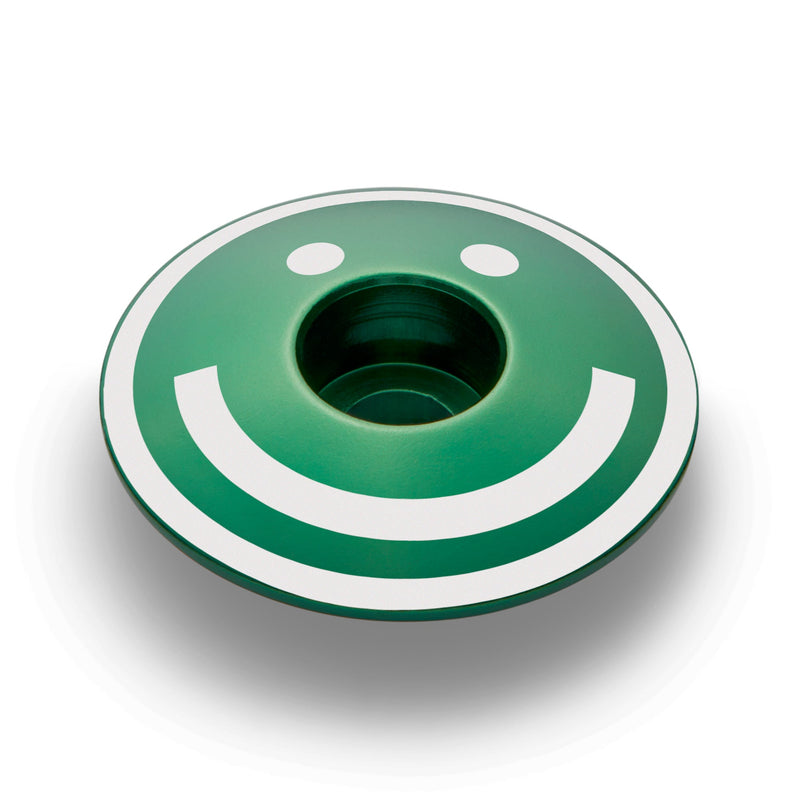 Load image into Gallery viewer, More Miles. All Smiles Bicycle Headset Cap