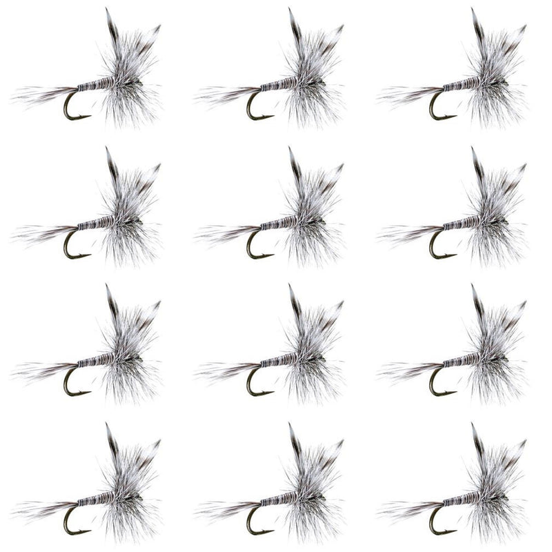 Load image into Gallery viewer, Mosquito Classic Trout Dry Fly Fishing Flies - 1 Dozen Size 16