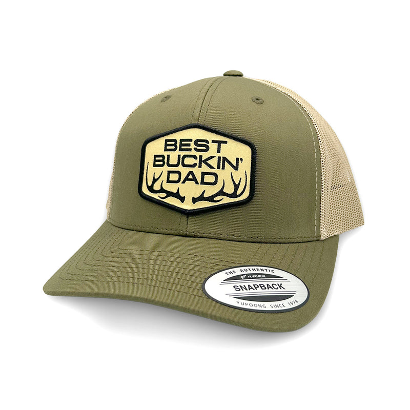 Load image into Gallery viewer, Best Buckin' Dad (Woven Patch)