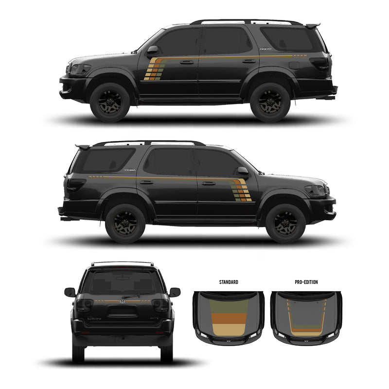 Load image into Gallery viewer, 2001–07 Sequoia Checkered Stripe Kit