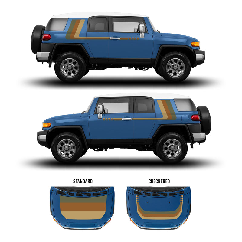 Load image into Gallery viewer, 2007-14 FJ Cruiser Checkered Stripe Kit