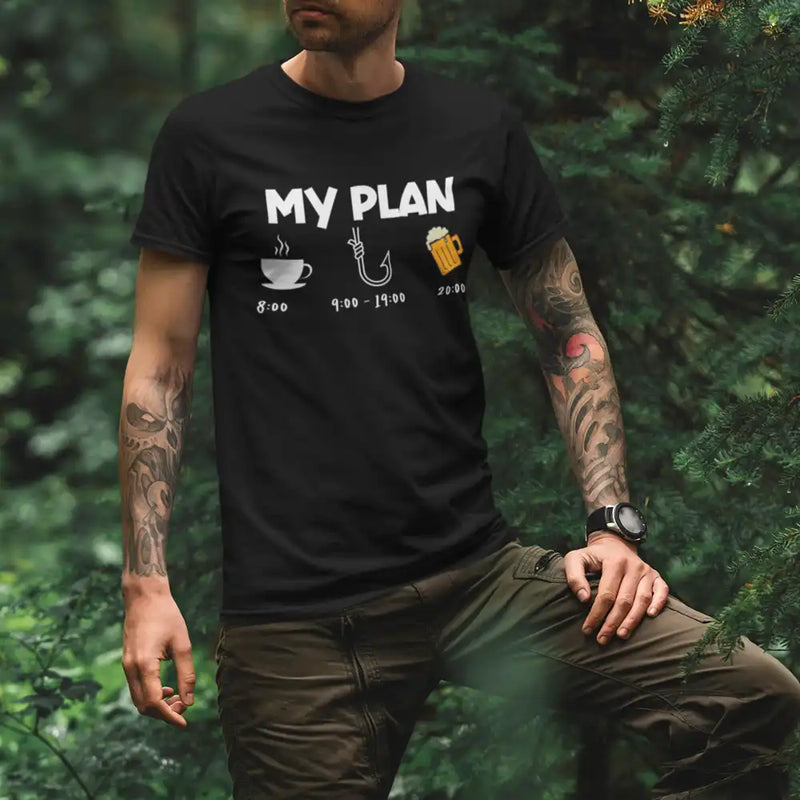 Load image into Gallery viewer, My Fishing Plan Man T-Shirt