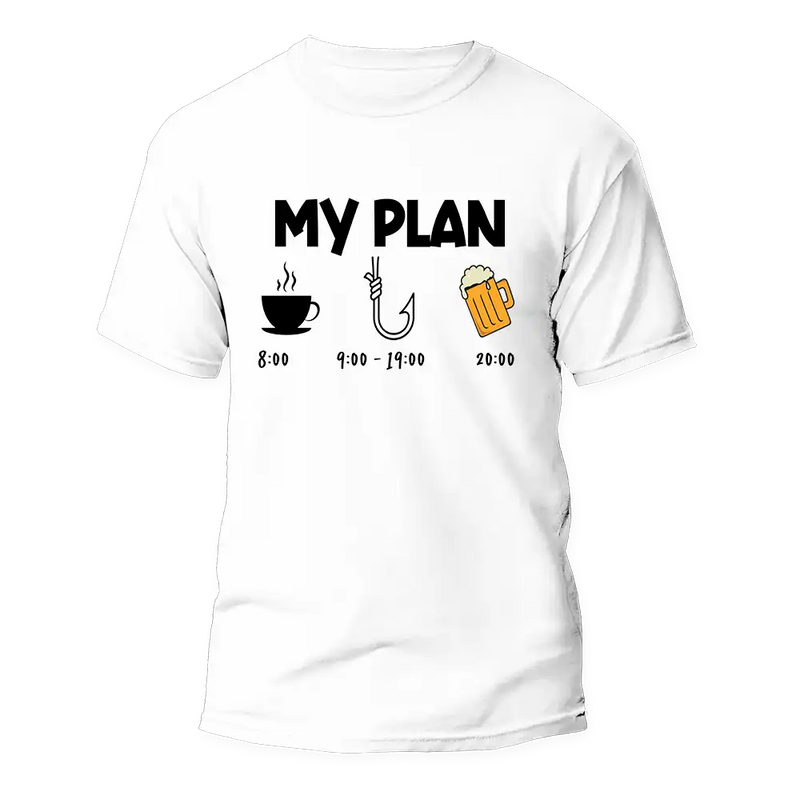 Load image into Gallery viewer, My Fishing Plan Man T-Shirt