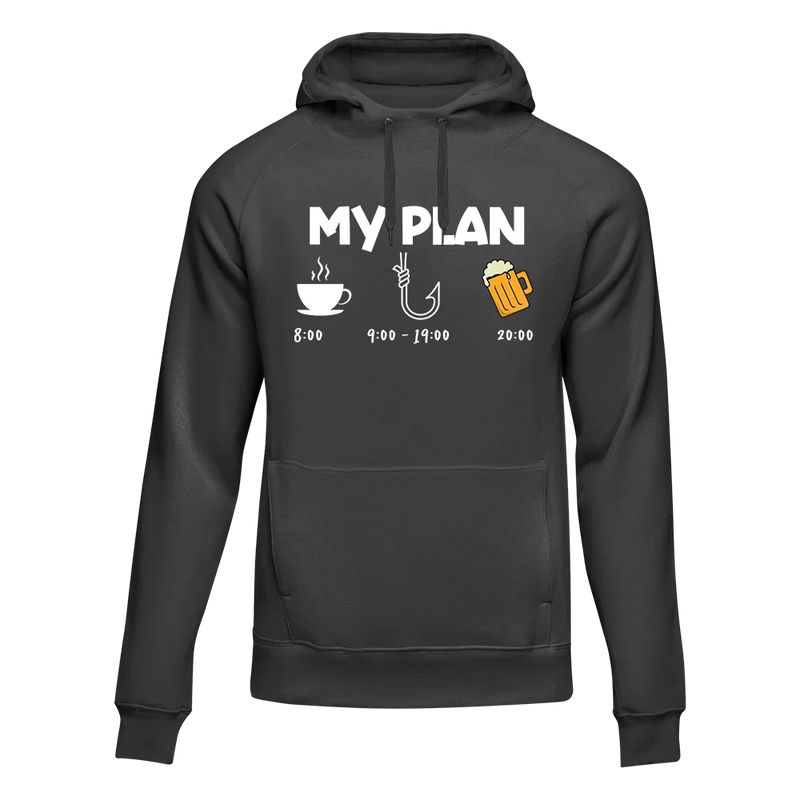 Load image into Gallery viewer, My Fishing Plan Unisex Hoodie