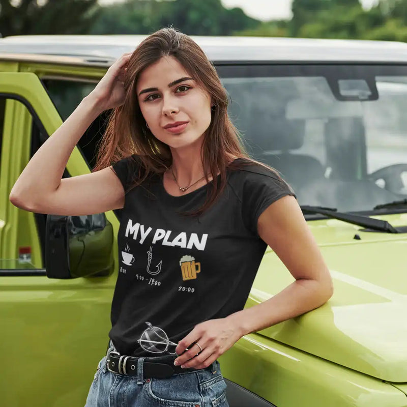 Load image into Gallery viewer, My Fishing Plan T-Shirt for Women