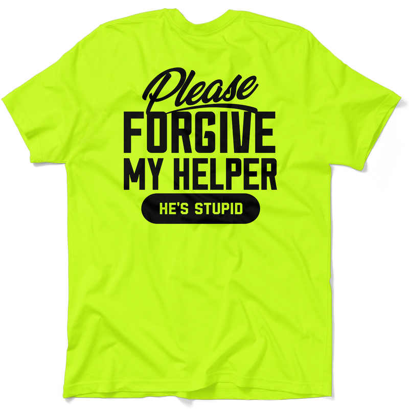 Load image into Gallery viewer, My Helper - Safety Yellow T-Shirt