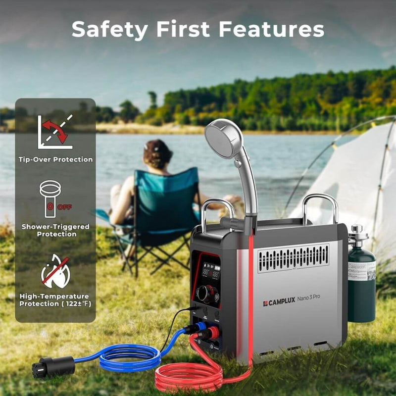Load image into Gallery viewer, Camplux Nano 3 Pro Portable Propane Hot Water System