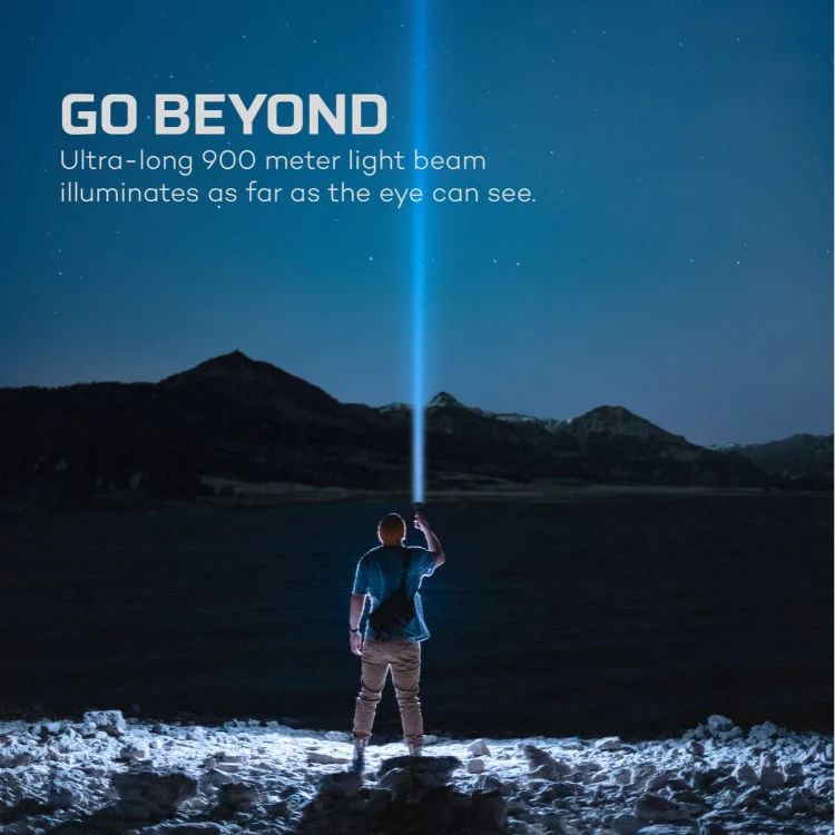 Load image into Gallery viewer, NEBO NEB-FLT-0026 Luxtreme MZ60 Blueline Flashlight